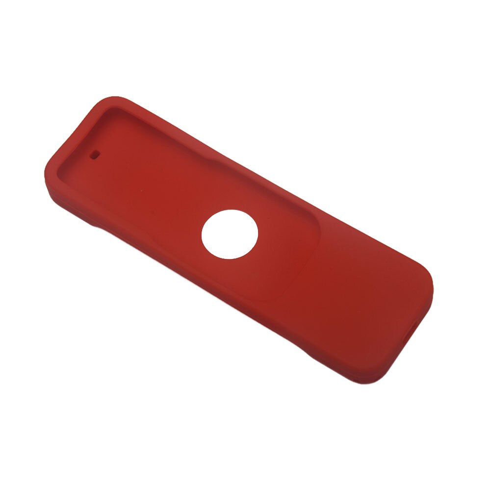 Protective Case For Apple TV Remote Control Colorful Silicone Waterproof Dust Remote Control Cover Skin: Red