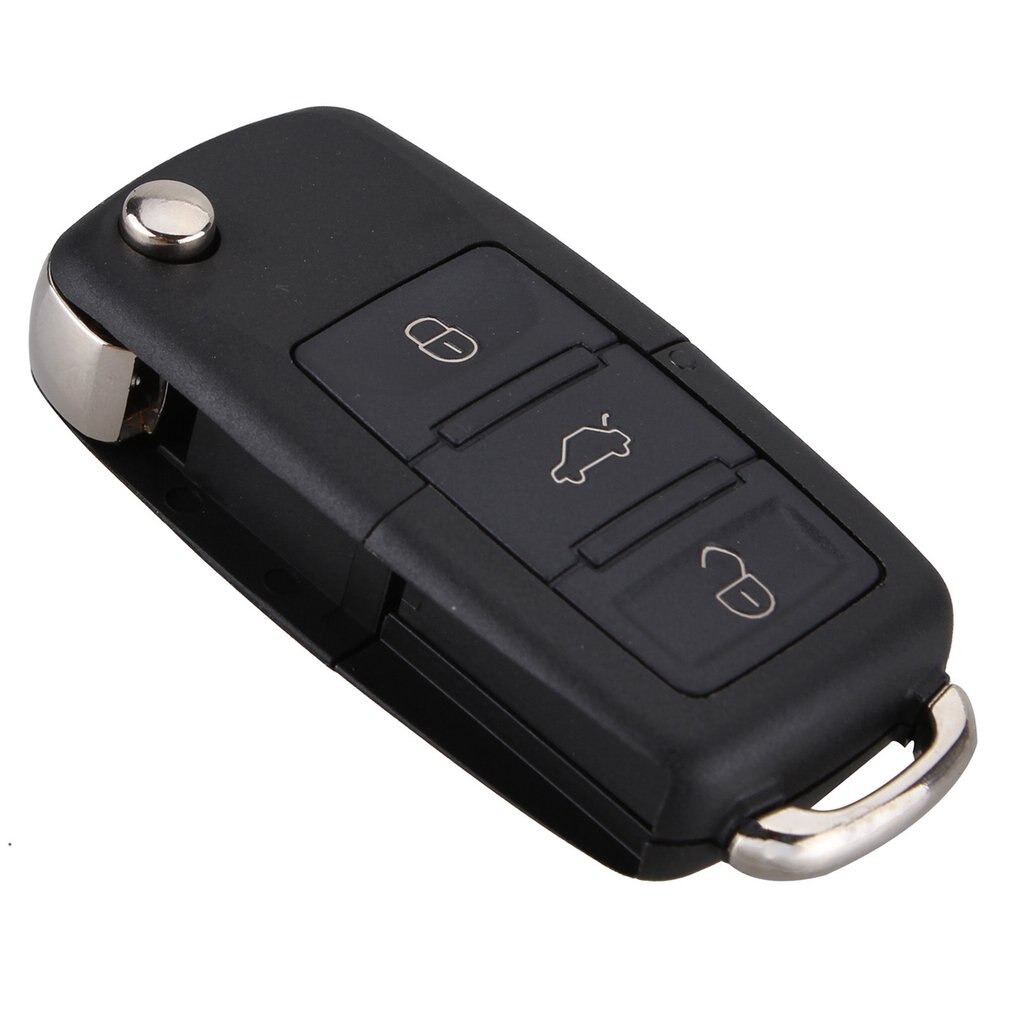 Folding Car Remote Flip Key Shell Case Fob 3 Buttons Suitable For