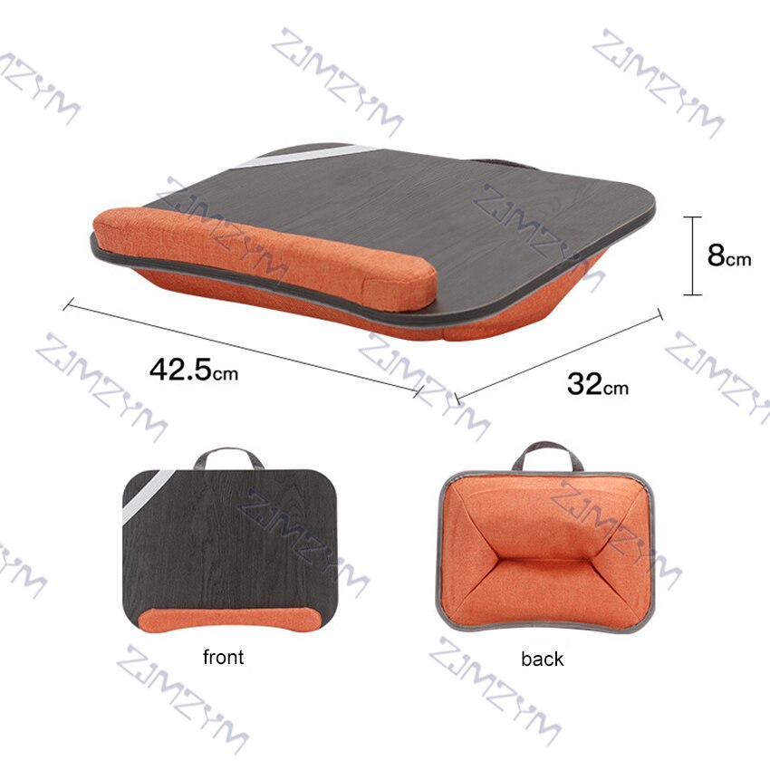Laptop Stand Kussen Kantoor Notebook Tablet Knie Schoot Bureau Handige Computer Lezen Schrijven Tafel Outdoor Hoofdsteun Kantoor Dutje Kussen: orange