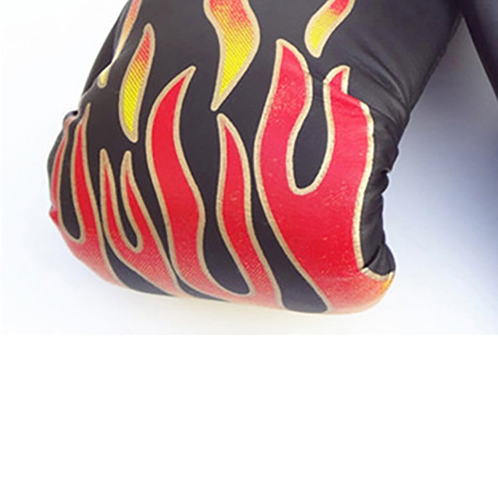Gants de boxe Hutu à flamme rouge, pour adultes et enfants, dessin animé Sanshou, pour entraînement de boxe et couvre-poignets