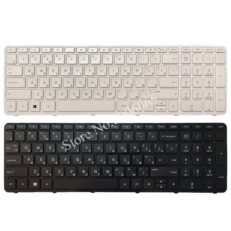 Russische Laptop Toetsenbord Voor Hp PK1314D3A05 SG-59830-XAA SG-59820-XAA 719853-251 708168-251 749658-251 Ru Met frame