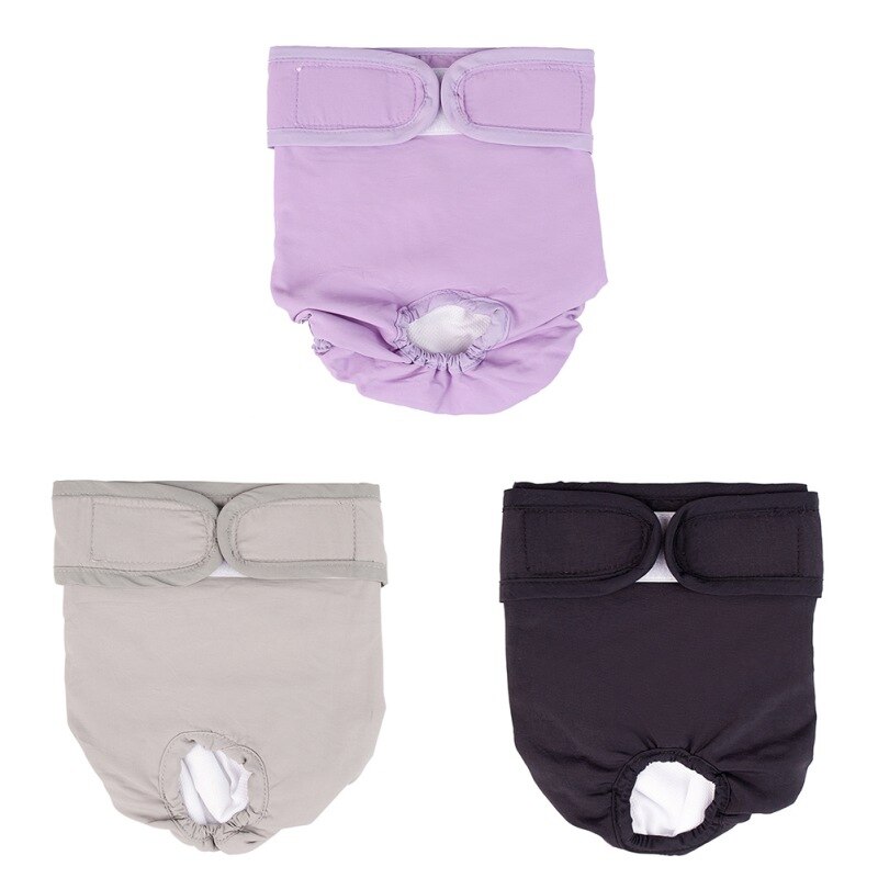 Bragas transpirables suaves para perros, pañales lavables para Fisiología, pantalones cortos para cachorros sin entrenamiento, para perros y mujeres, con suministros de calor, XS-XL
