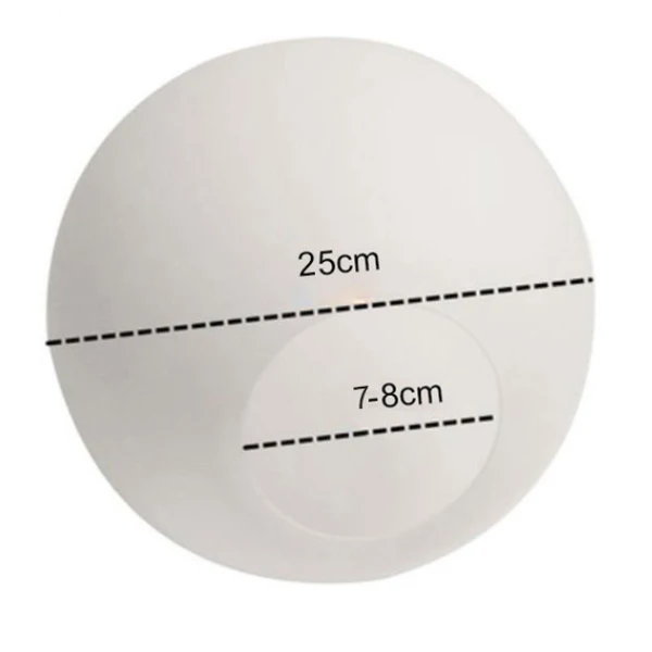Weißer Glas lampen schirm, milchige Globus lampen schirme passende Lampe, d10cm d12cm d15cm d20cm d25cm runde Licht abdeckung, panta lla lampara: Black