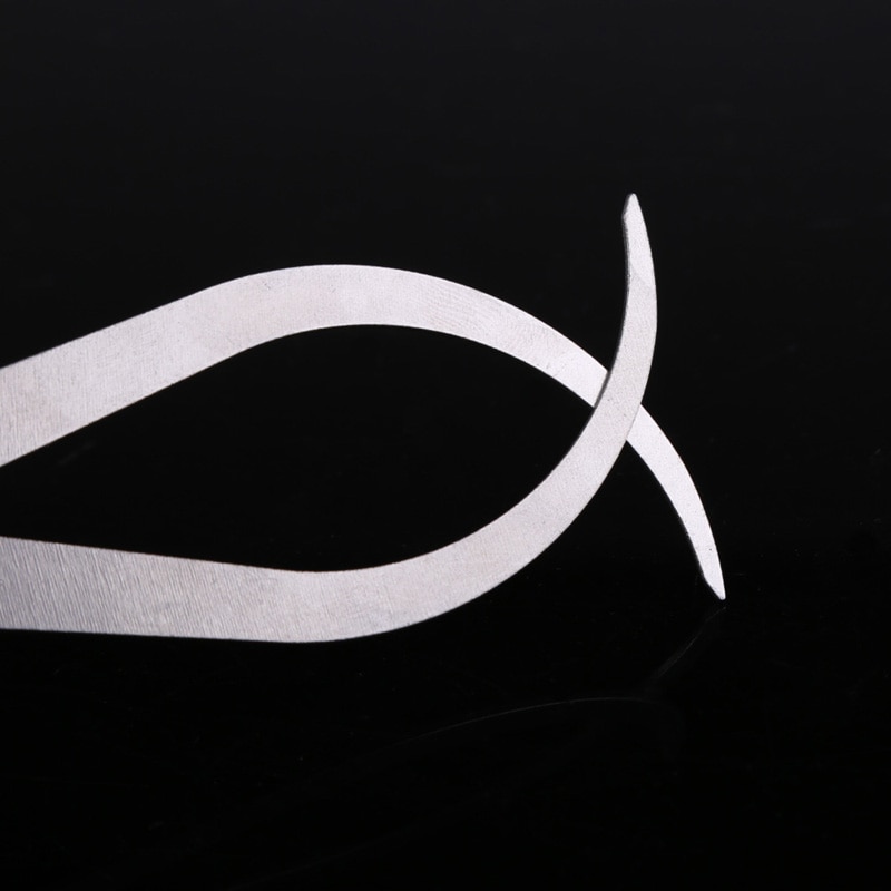 Beruf 4 "6" 8 "10" 12 "Länge Gebogen-bein Edelstahl Sattel Ton Skulptur keramik Messung Keramik Werkzeuge