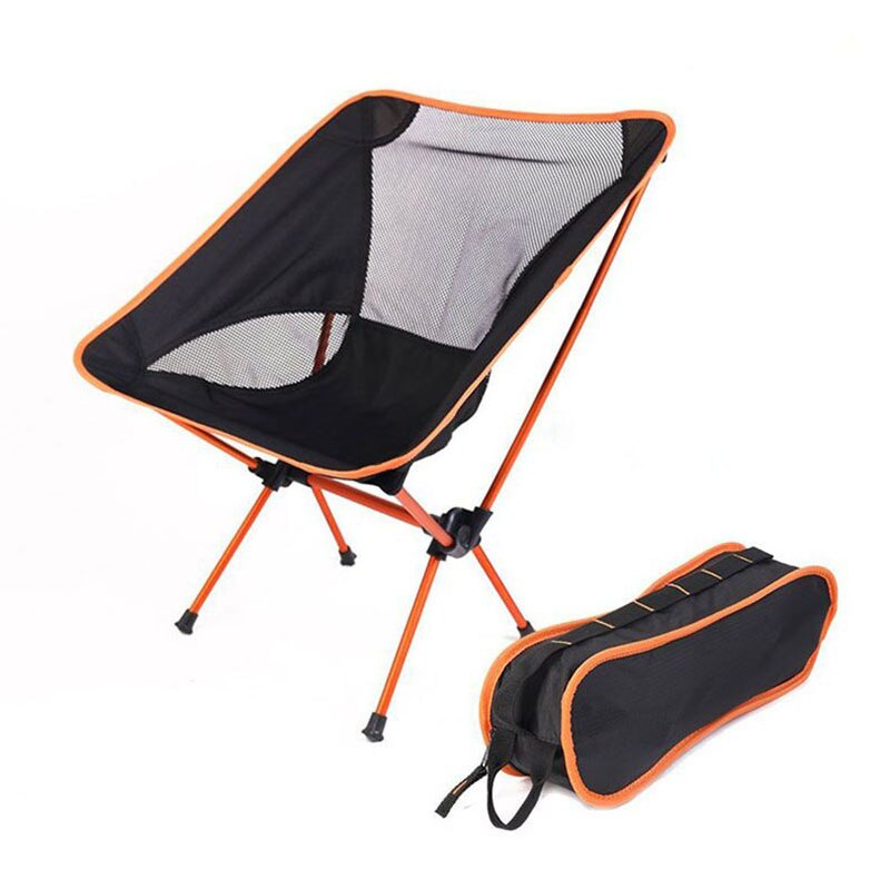 Ultralichte Vissen Klapstoel Draagbare al aire libre Vrije Tijd barbacoa Vissen Camping Klapstoel aluminio Strand Wandelstoel: 1