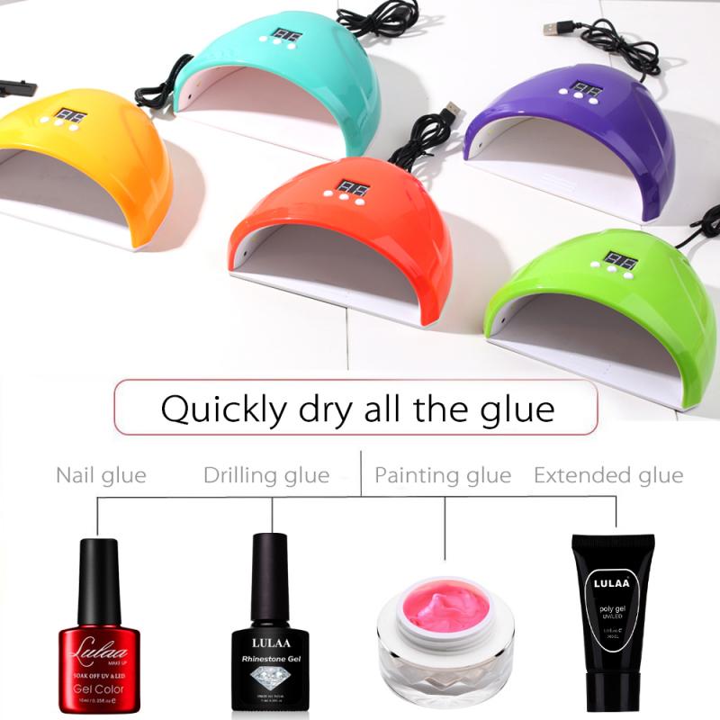 Lámpara LED UV de 36W para secador de uñas 54W/48W/36W, lámpara de hielo para manicura, lámpara de Gel, lámpara de secado para barniz de Gel