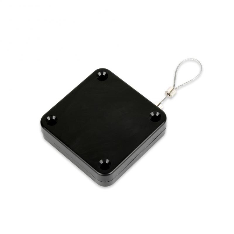 Punch-free Automatic Sensor Door Closer Pull Automatic Door Closer Doors Multifunctional Automatic Door Closer with Drawstring: black 1pcs