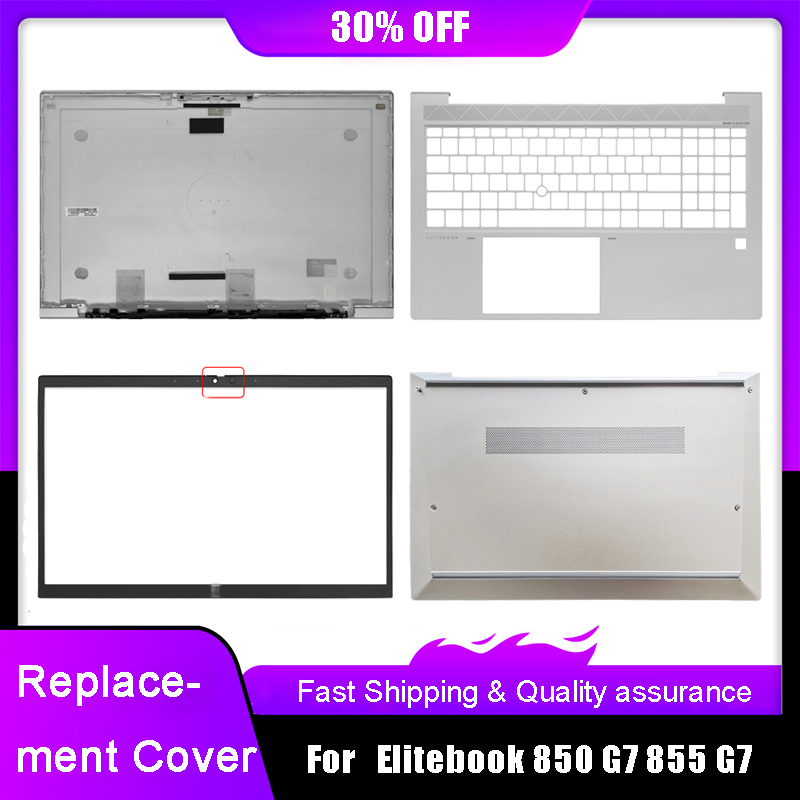 Laptop LCD Back Cover For HP Elitebook 850 G7 855 G7 Series Front Bezel Hinge Cover Palmrest Upper Bottom Base Case Rear Lid
