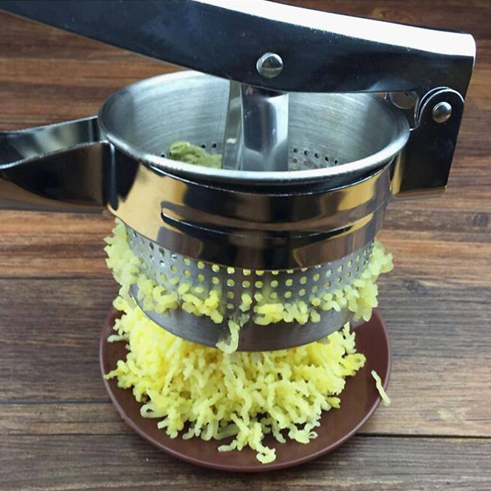 Kartoffelpresser i rustfrit stål frugtgrøntsagspresse kartoffelgnocchi 3