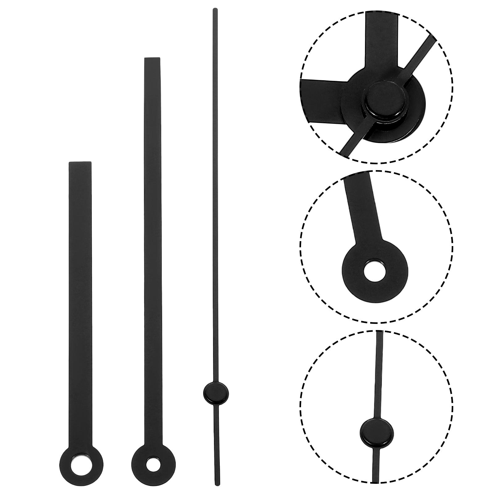 10 Sets Wall Clock Hand Hands Bulk DIY Large Digital Watch Repair Kit Aluminum Office