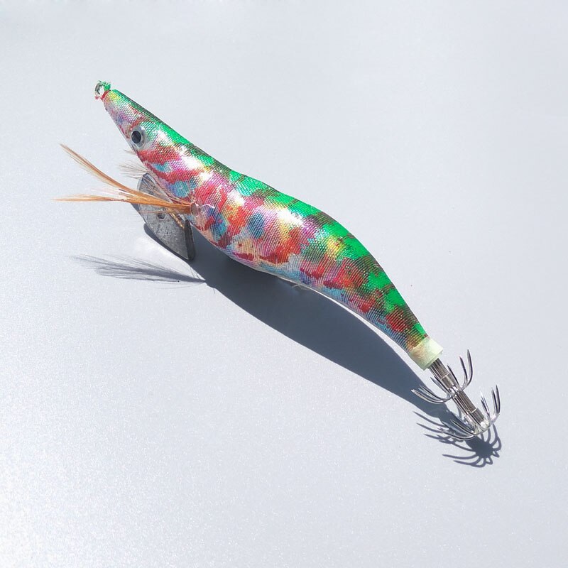 5pcs Top Gold/Glans kleur calamar inktvis jigs Japan type vissen squid lokt Harde vissen lokken sterke vissen haak