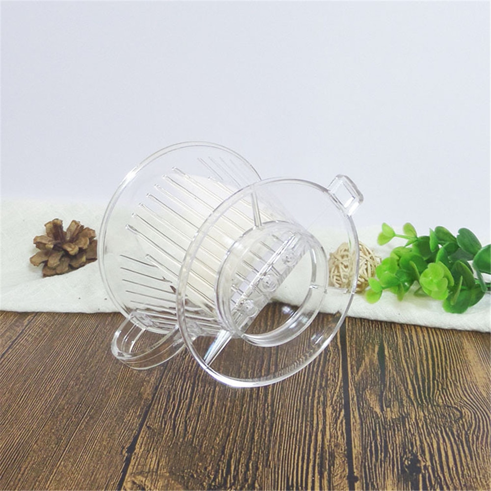 Filtro de café reutilizable en forma de cono, cafetera con filtro, taza goteadora práctica para servir filtros, café, filtro