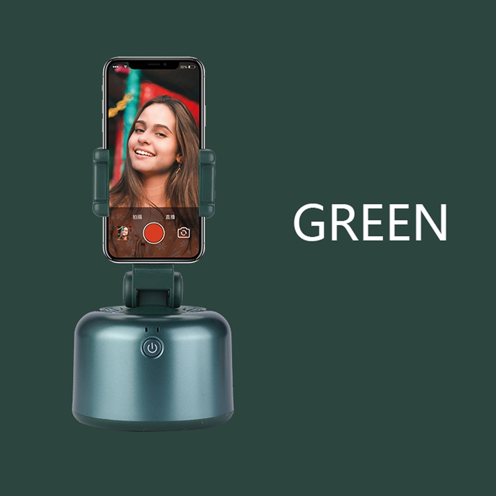 Apai genius II Smartphone Selfie Shooting Gimbal 360 ° viso e oggetto Follow Up Selfie Stick per foto Vlog registrazione Video Live: green