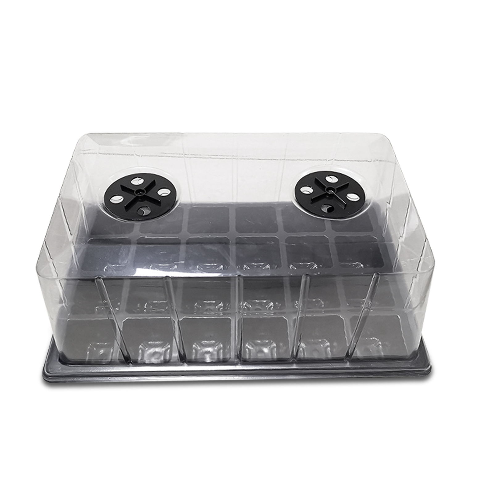 Germination Kit Seedling Starter Flower Grow Durable Seed Starter Growing Trays Kit Plant Seedlings Plants Dome + Base