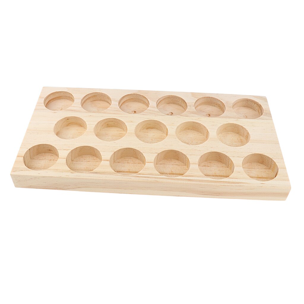 Présentoir en bois pour huiles essentielles, présentoir de stockage pour 12 bouteilles de 15ml