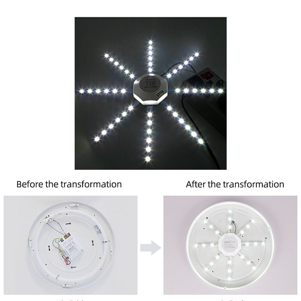 Modern LED Ceiling Light Octopus Living Room Lights Indoor Lighting Ceiling Lamps for Kids Room Energy Saving Lamp 12/16/20/24W