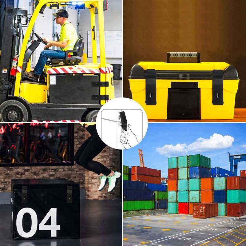 10X Flexible Soft Black Rubber Draw Latch for Cooler, Boat Compartment,Cargo Box for Polaris Sportsman 7081927