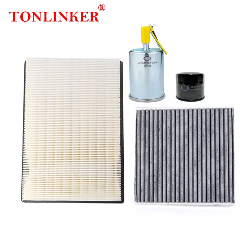 TONLINKER-filtro de aire de cabina de coche, filtro de combustible para Trumpchi GAC GS3 2022 1.5MT 1.5AT 1.3AT, accesorios para coche, 1 pieza/4 piezas