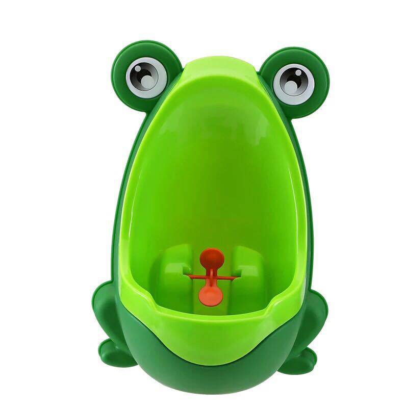 Baby Boy Potty Training Seat Frog Children's Pot Wall-Mounted Urinal for Boys Portable Toilets Connectable Water Pipe: A