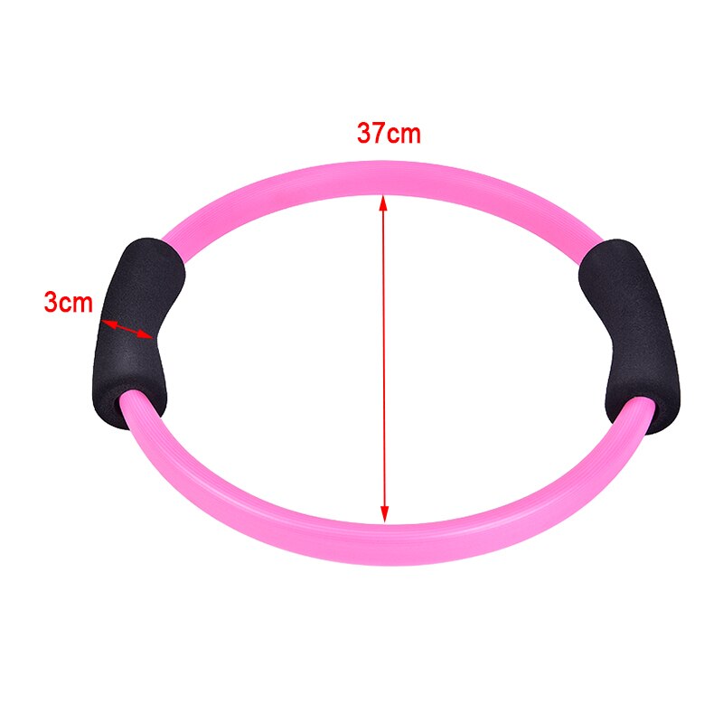 Pilates ring magisk sirkel dual grip sportsutstyr yoga ring trening fitness kroppsmassasje loop miste vekt utstyr