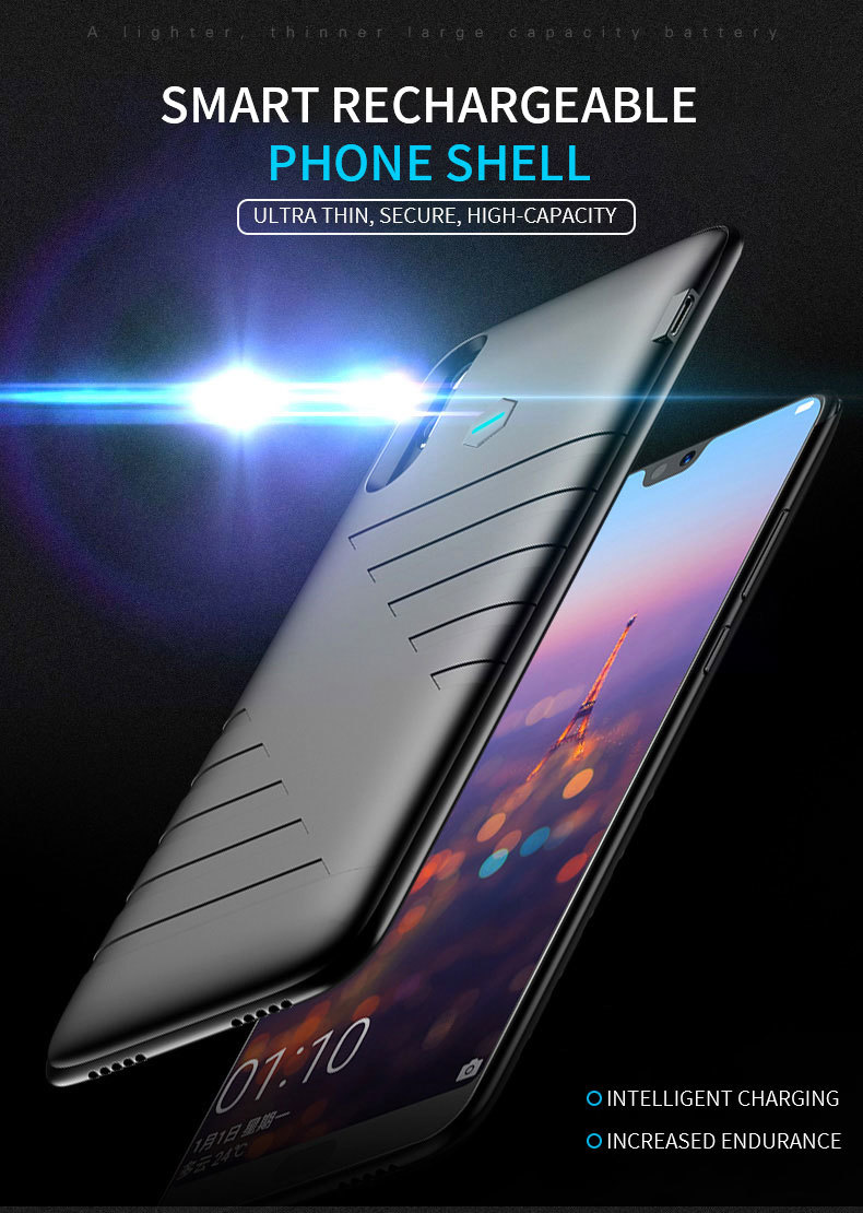 Ultra-Thin Power Bank Case 6800mAh for Huawei P20/P20 Pro - Portable Fast Battery Charger