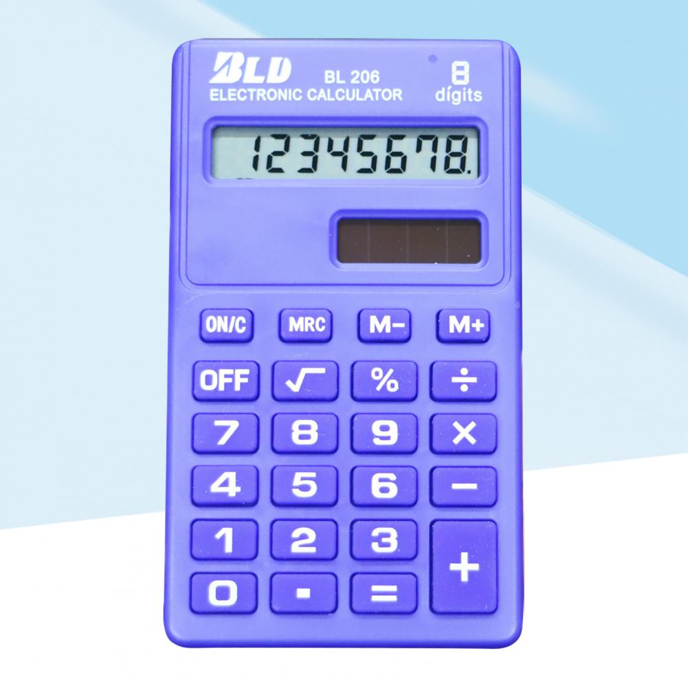 Praktische Uitstekende 8 Cijfers Mini Calculator Draagbare Zakrekenmachine Cartoon Schoolbenodigdheden