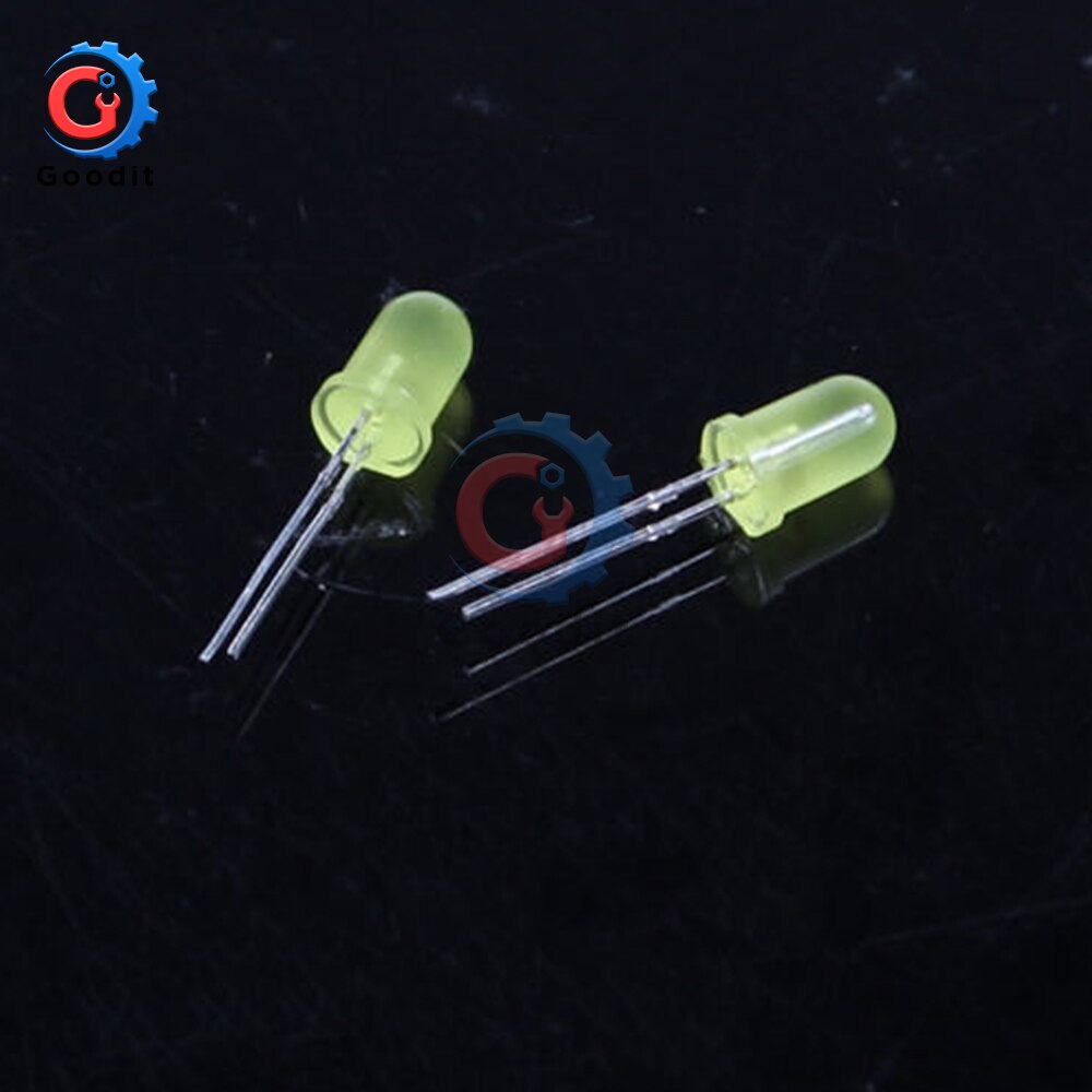 100PCS Licht Emittierende Diode LED 5mm 3mm Rot Grün Gelb für Arduino Raspberry Pi