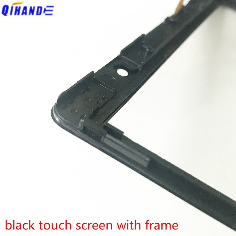 pour réparation de capteur de numériseur de panneau d'écran tactile de tablette pièces de rechange: black touch-frame