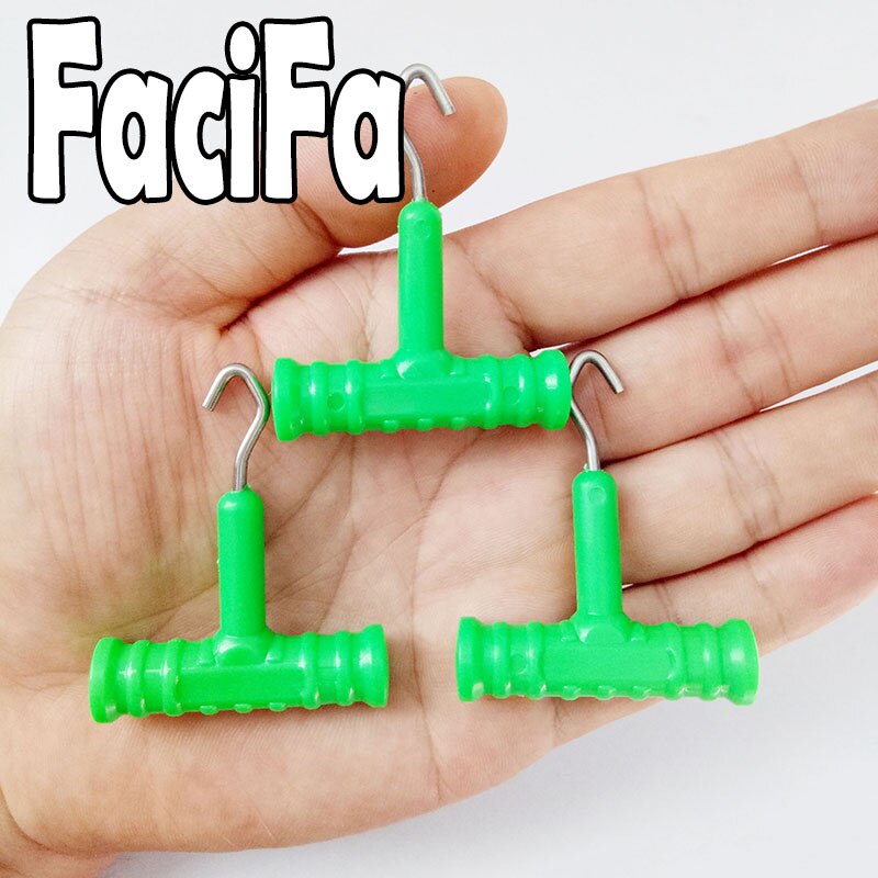 Ferro Per Cannolicchi Hellery 3 Pezzi Knot Rig Puller Knot Tensioner Carp Terminal Tackle Per Panchetto Da Pesca