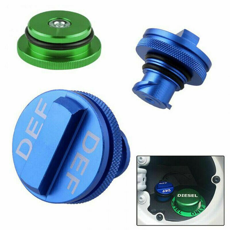 Diesel fuel tank cap DEF cover for Dodge Ram 2500 3500 Cummins Green DIESEL Fuel Tank Cover DEF Cap