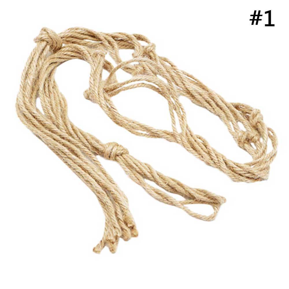 1Pc Hemp Rope Braided Planter Flower Pot Hanging R... – Vicedeal