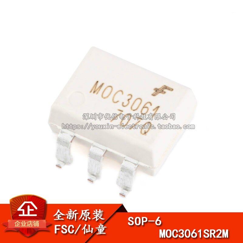 FSC MOC3041M Fairchild optocoupler bidirectional thyristor driver DIP-6 MOC3020M 3022M 3023 3052SR2M 3061 3062M 3081M 3083 SOP-6
