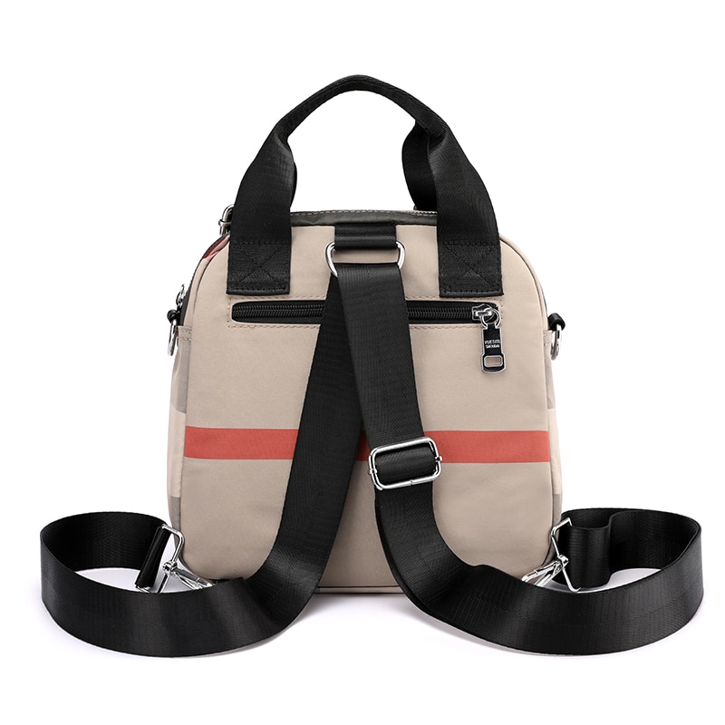Vento Marea voyage femmes sacs à dos petit multifonctionnel sac à bandoulière pour les femmes imperméable Nylon bande Multi poche Packbag