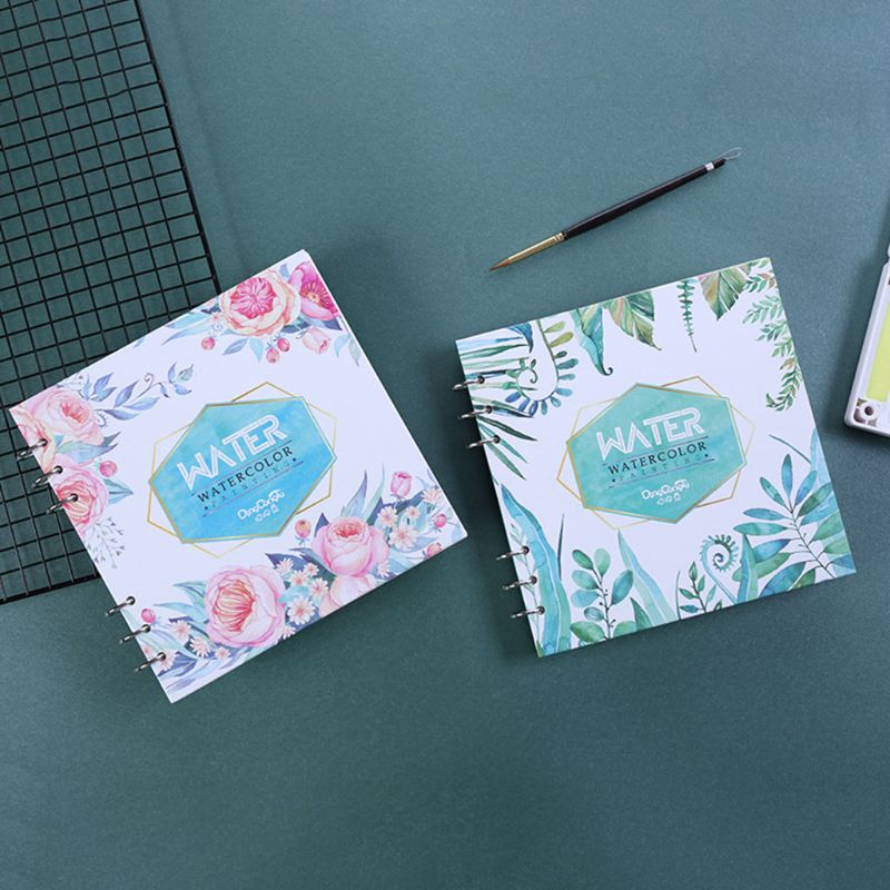 Papel de acuarela 300g/m2, 20 hojas pintadas a Color agua, libro de pintura, suministros de arte escolar C26