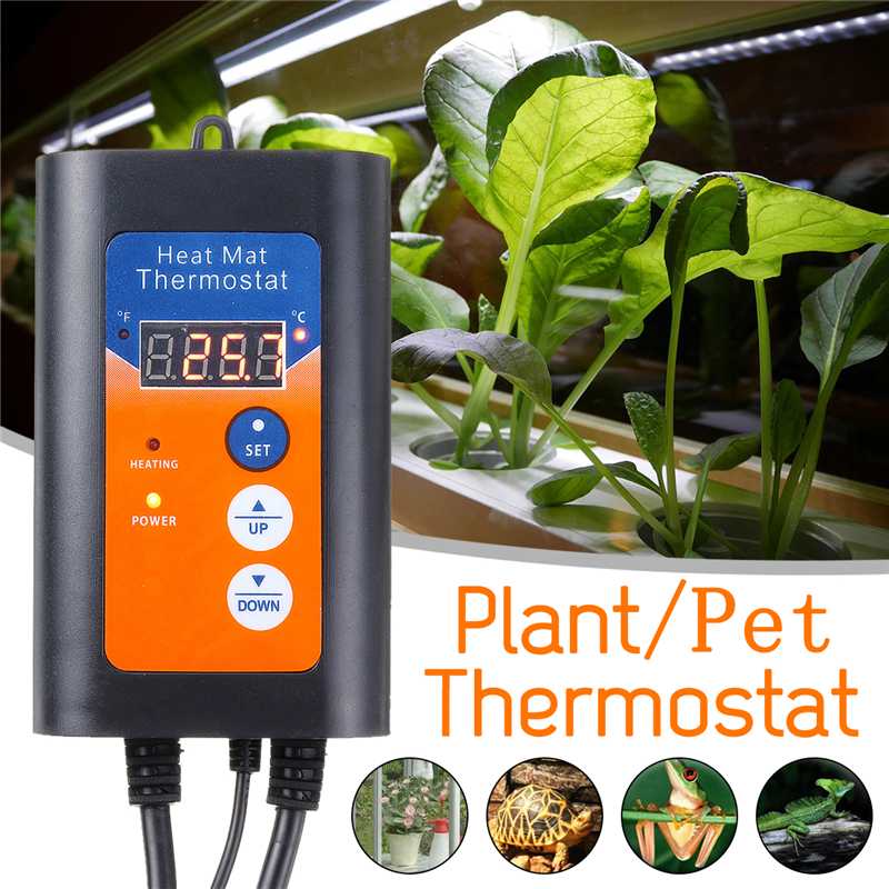 220V 1000W Plantaardige Kas Digitale Temperatuur Controller Intelligente Temperatuurregeling Regulator Pet Thermostaat Apparaat