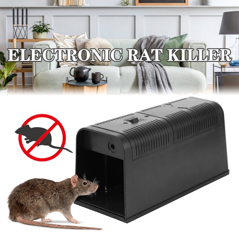 Household high-voltage Electronic Rat Trap Reusable Electric Rat Traps Killer Mice Multifunctional Mouse Trap Mouse Cage