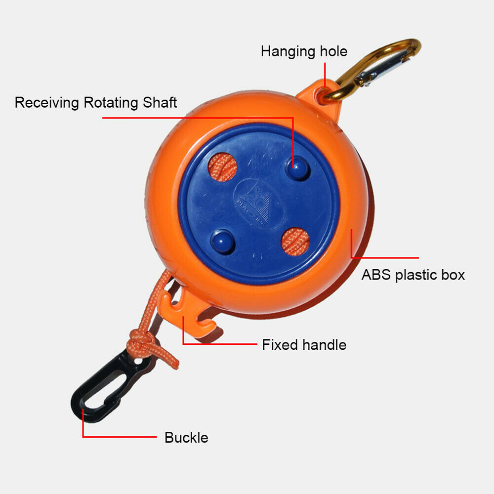 Retractable Clothes Line Portable Camping Outdoor Drying Windproof High Strength