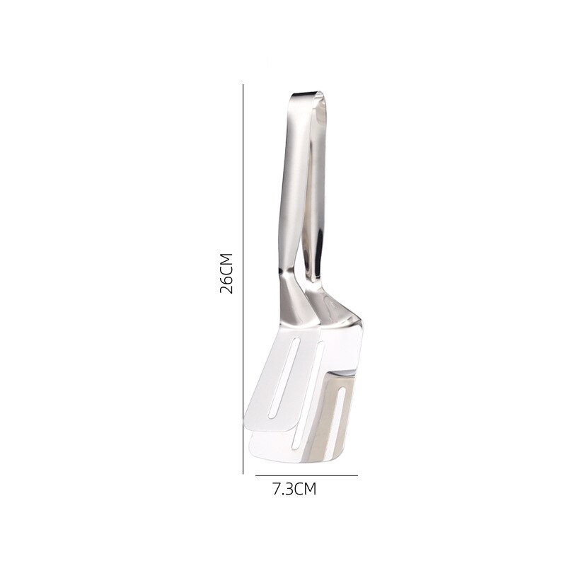 Multifunctional 304 Stainless Steel Food Clip Kitchen Utensils Fried Fish Steak Drain Fried Chicken Wings Bread Clip: 201 Steak Clip