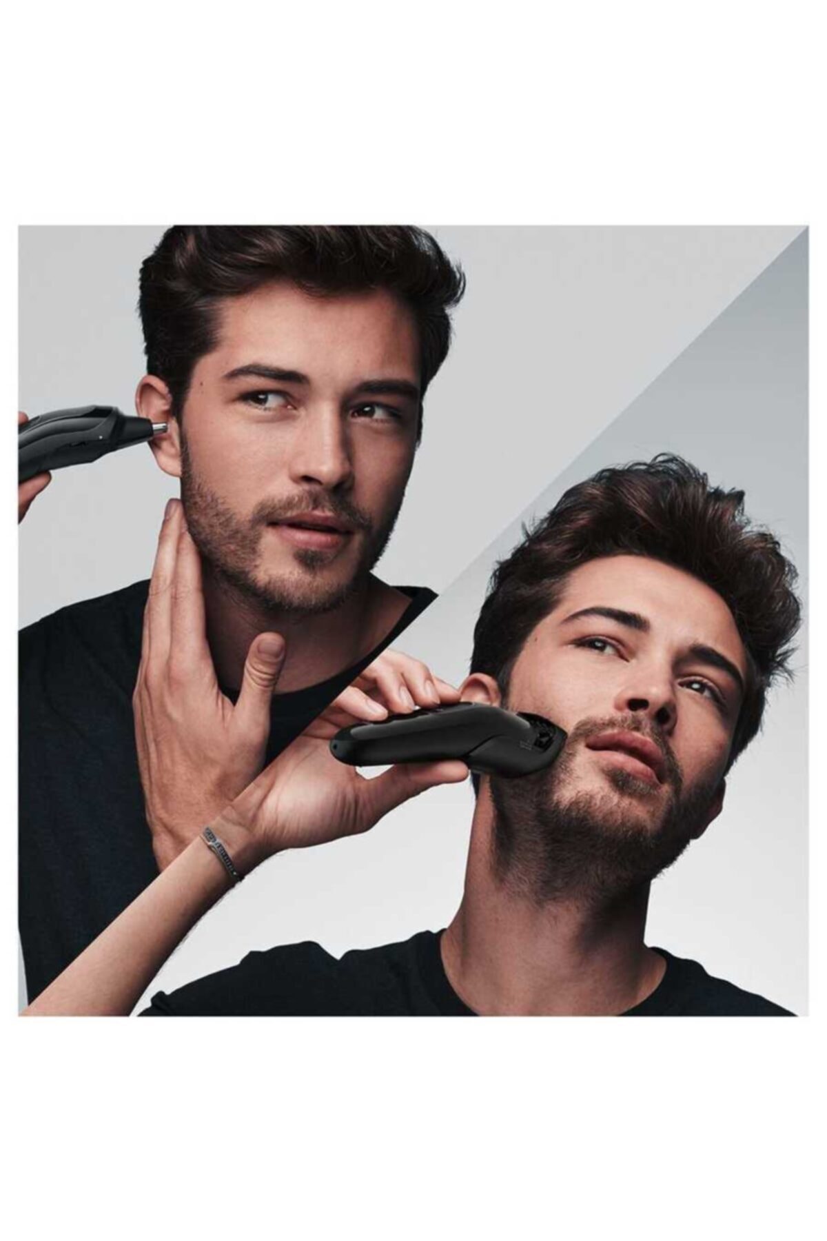 Nsc 3220 Kit per la cura maschile 6 in1 Styling, parrucchiere NO, pettine regolabile attraverso i capelli e il taglio della barba.