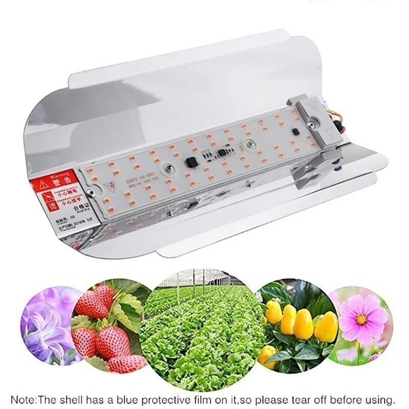 30w/50w/100w ledet vekstlys fullspektret plantelys  ip65 vanntette kolbe ledet dyrkingslamper til blomster innendørs fytolampe