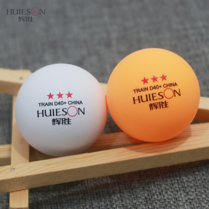 Tabla Pelotas De Tenis Huieson 50 Unids/pack 3 Estrella Material 40 + ABS De Plástico Accesorios de Bolas de Tenis de Mesa de Ping Pong