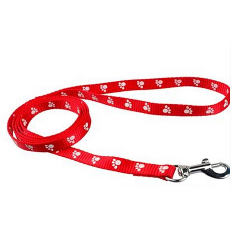 Nylon Print Pet Hondenlijn Duurzaam Kleurvastheid 1.2 Meter Lopen Op Riemen Voor Honden Kat sacar el perro een pasear 4 Kleur