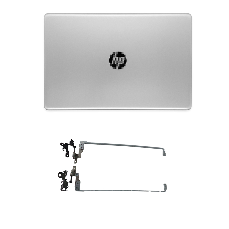 Nowa tylna pokrywa LCD/pokrywa przednia/zawiasy/podparcie dłoni/dolna obudowa do HP 15-DA 15-DB 15-DX 250 G7 tpn-c135 górna pokrywa srebrny L20434-001: Silver A Hinges
