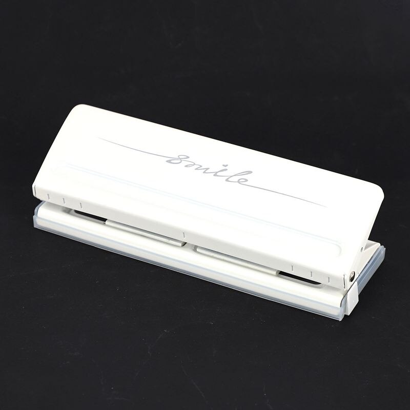 38Pcs Diary Decoration Scrapbooking Sticker & 1pcs White 6 Hole Punch Loose-Leaf Standard Puncher Paper Adjustable