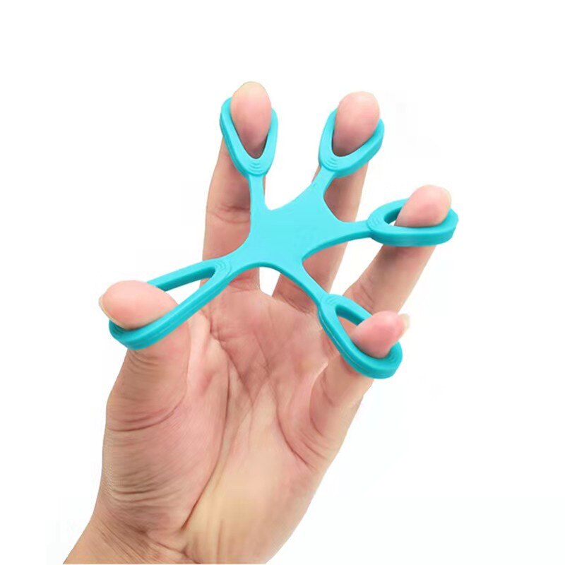 1Pc Vinger Grip Siliconen Ring Exerciser Antistress Resistance Band Fitness Brancard 3 Niveaus Vinger Zintuiglijke Speelgoed Voor Autisme Adhd