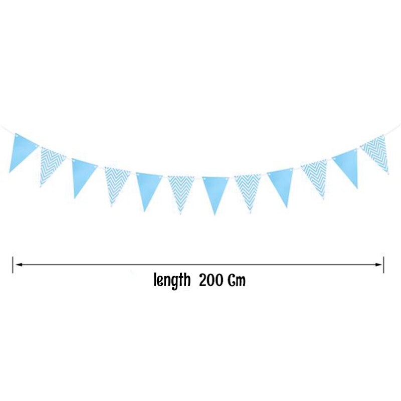 Jaju Baby Kidimoon Zwarte Zigzag Baby/Kinderkamer Streamer