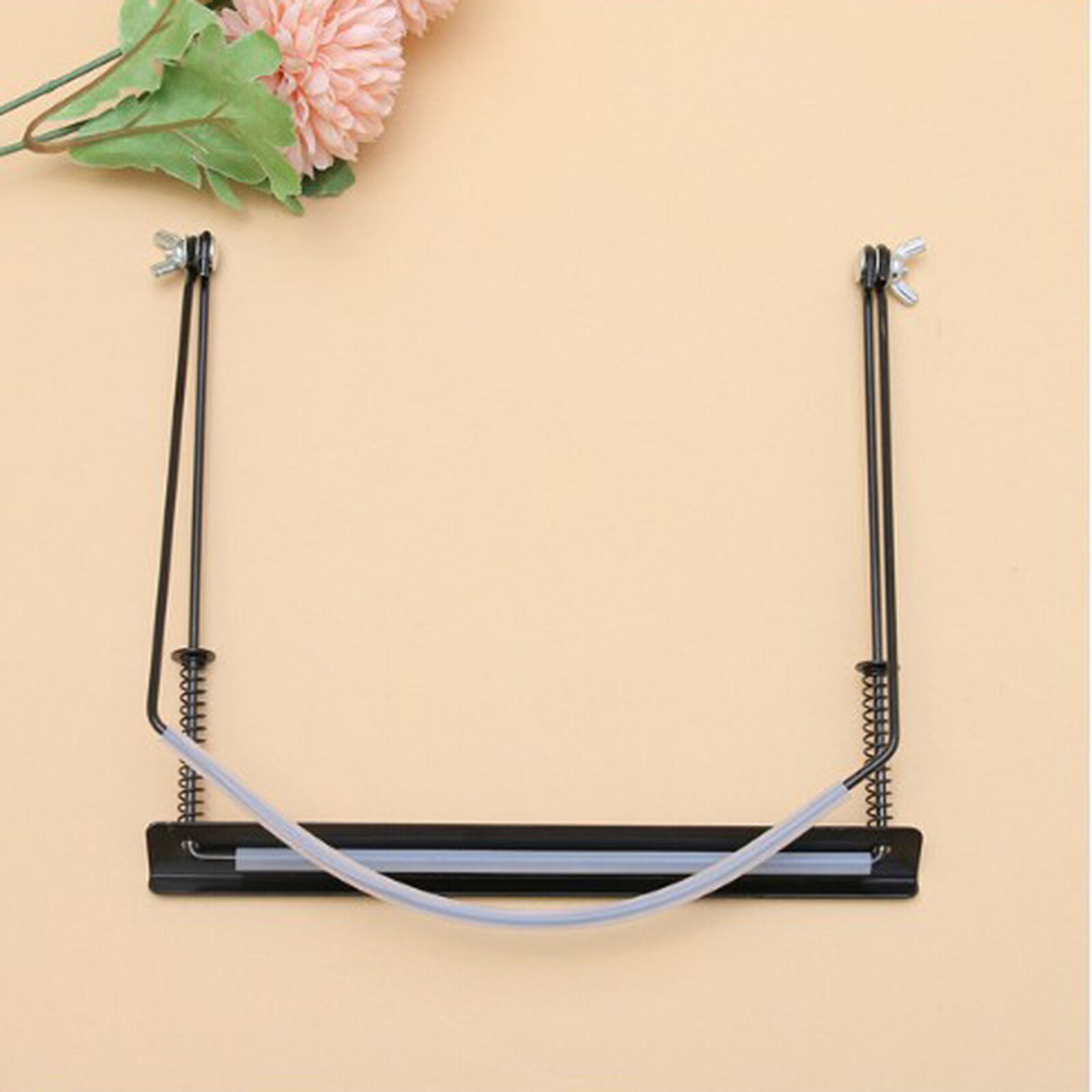Black 24 Holes Harmonica Neck Holder Adjustable Metal Mouth Organ Stand Harmonica Harp Rack Musical Instrument Accessories