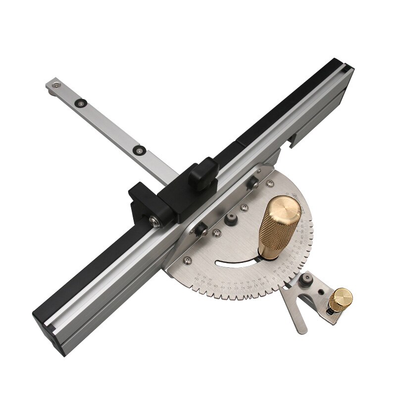 450mm Miter Gauge with track Stop Table Saw/Router Miter Gauge Angle ruler Table saw Band saw Flip Woodworking Tools DIY