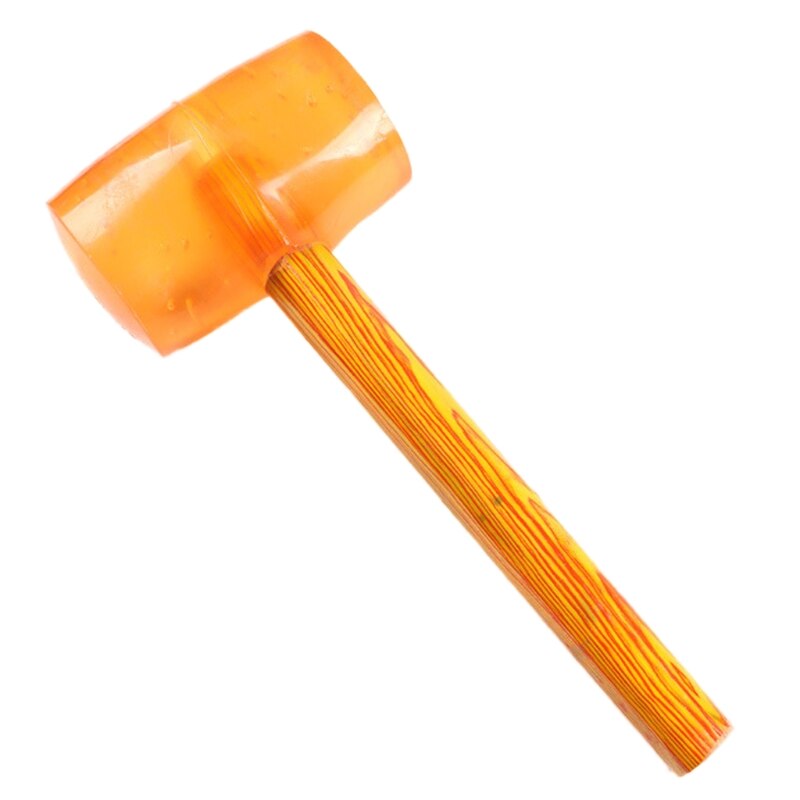 Multifunktionale Holzgriff Rindsleder Gummi Hammer Passt für Mechanische Ausrüstung Wartung Möbel Demontage Ect. M0XC
