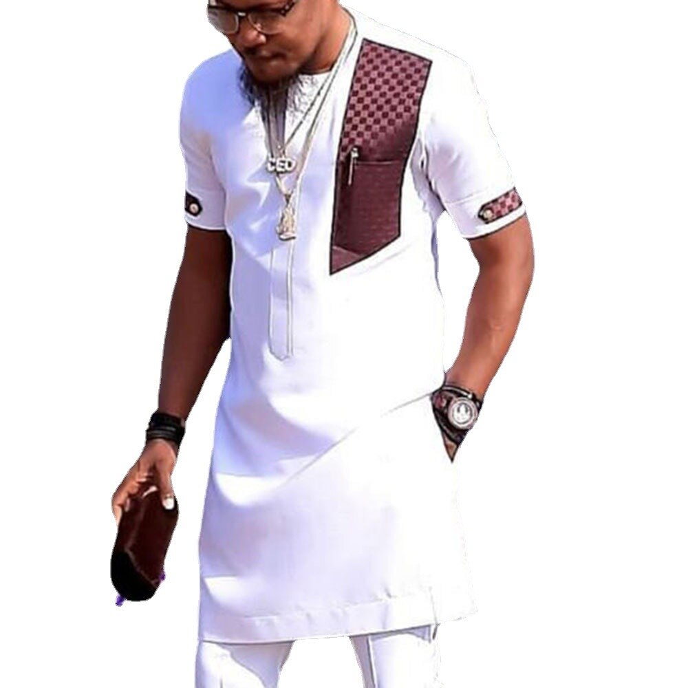 Dashiki t-shirt herr afrika kläder tröjor afrikanska kläder hip hop dräkt afrikansk fritidsklänning t-shirt homme